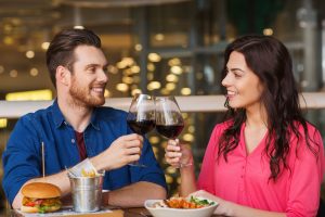 A couple that is dating and out for dinner, for help with divorce process hire Bolingbrook Divorce Attorney.