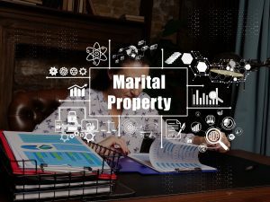 Marital property with business concept for Complex Property Division Attorney Chicago.